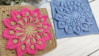Королевский мотив крючком  Crochet motif 