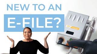 How to get started with an E-file  NOT a nail drill