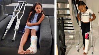 The Girl with a BROKEN LEG the Full Movie  FamousTubeFamily