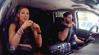 Becky Lynch and Seth Rollins get into an argument over chocolate on WWE Ride Along