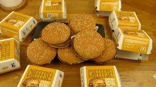 McDonalds - The Royal Army 8x Quarter Pounder Cheese  Hamburger Royal Käse