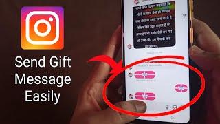 How To Send Gift Message On Instagram 2023  Instagram Gift Message 2023