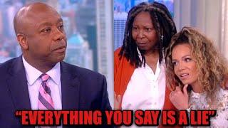 Sunny Hostin SHUT DOWN By Tim Scott On The View For Her LIES