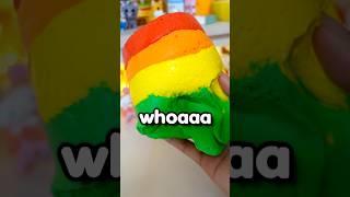 Slime but it bounces #slime #rainbow #shorts