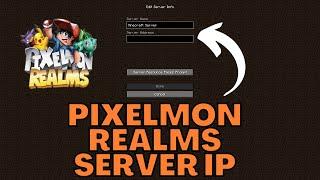 Minecraft Pixelmon Realms Server IP Address