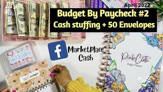 Cash Envelope Stuffing   Savings Challenges  Budget with Me   April 2022  Apinkeclothlife