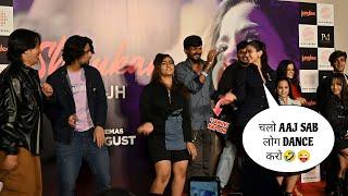 JANHVI KAPOOR ENJOYED Dancing With MEDIA And FANS At SHAUKANS Song Launch Event  Jubin NJanhvi K