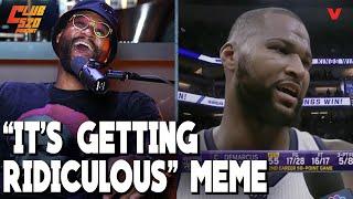 DeMarcus Cousins tells CRAZY story of his VIRAL “RIDICULOUS” meme in post game interview  Club 520