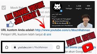 CARA CUSTOM LINK URL CHANNEL YOUTUBE AGAR JADI PENDEK AGAR BISA DI MASUKAN KE BIO PROFIL INSTAGRAM