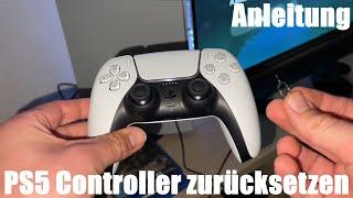 Sony DualSense Controller auf Werkseinstellungen zurücksetzen - PS5 Next-Gen Gamepad Reset Anleitung