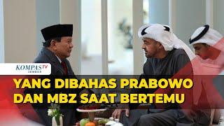 Ini yang Dibahas Prabowo dan MBZ Saat Bertemu di Abu Dhabi