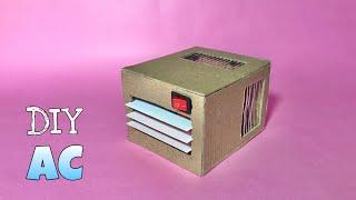 How to Make Cardboard AC at Home  Crafts in Hindi