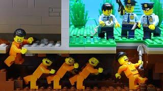 Lego City Prison Break Secret Escape Tunnel  Lego Stop Motion