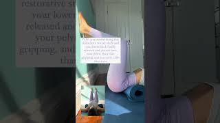 Lower back release & pelvic floor release #pelvicfloor #lowbackpainrelief #momlife