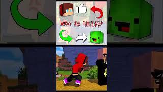 JJ vs Mikey.Good deeds vs Bad deeds #minecraft #roblox #funny #shorts