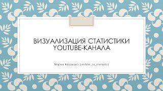 Визуализация данных YouTube-канала на примере «Осторожно Собчак»