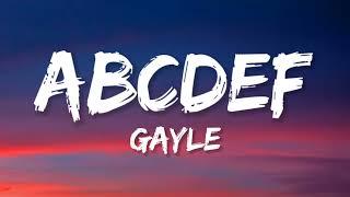 ABCDEFU Lyrics  Gayle