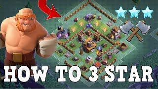 How to 3 Star Popular Builder Base 4 BH4  Famous Builder Hall 4 Base Attack  Clash of Clans