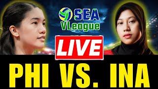 PHILIPPINES VS. INDONESIA LIVE BATTLE FOR BRONZE - AUG. 04 2024  SEA VLEAGUE 2024 #seavleaguelive