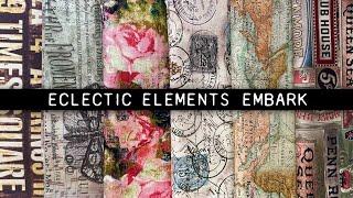 Tim Holtz Eclectic Elements Embark Fabric