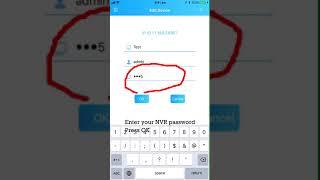 How to fix password error issue for XMEYE