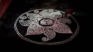 Manabasa gurubara jhoti chitaalpona design#alpona #jhoti #muggulu #kolam #rangoli