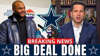 BREAKING ADAM SCHEFTER TALKS ABOUT DAK PRESCOTTS HUGE DEAL WITH THE COWBOYS AND GETS FANS EXCITED