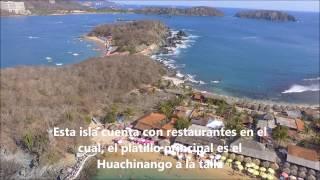 Isla de Ixtapa Zihuatanejo desde Drone