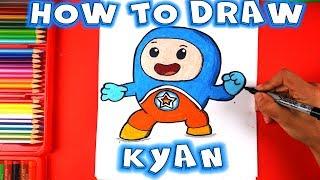 How to Draw Kyan from Go Jetters - CBeebies
