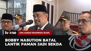 Walikota Medan Bobby Nasution Batal Lantik Paman jadi Sekda  AKIS tvOne