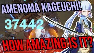 ULTIMATE Ayaka Weapon Comparison Amenoma Kageuchi vs Mistsplitter vs Blackcliff Can F2P Keep Up?