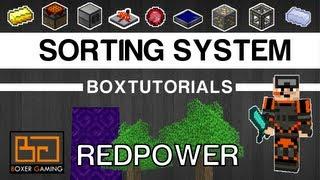 • boxTutorials - How to make a RedPower Sorting System - Tutorial Feed the Beast