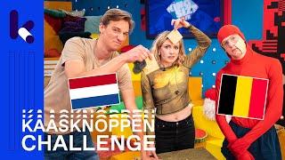 De KAASKNOPPENCHALLENGE met Timon en Pieter