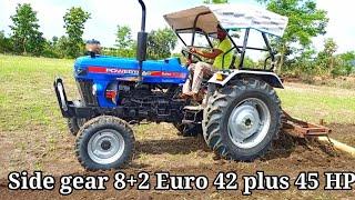 powertrac Euro 42 plus 45 HP new launch powertrac tractor side gear 8+2