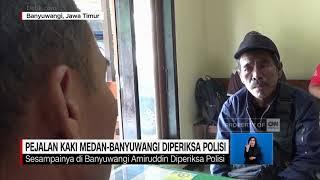 Pejalan Kaki Medan-Banyuwangi Diperiksa Polisi