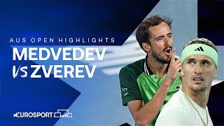 Daniil Medvedev v Alexander Zverev  Semi-Final  Extended Australian Open 2024 Highlights 