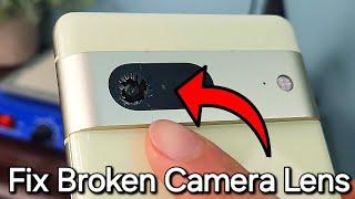 How To Replace Cracked Camera Cover Lens Google pixel 7