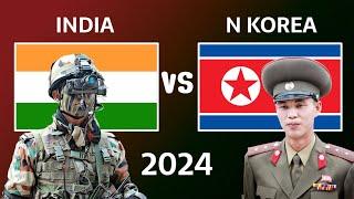 India vs North Korea Military Power Comparison 2024  North Korea vs India Military Power 2024