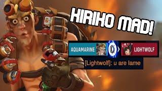 T500 Junkrat Makes Enemy Kiriko MAD - Match Highlight - Aquamarineow