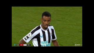 Alexander Isak Debut vs Liverpool  31082022