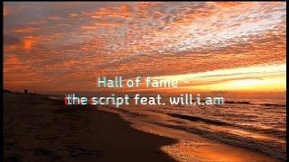 Hall of fame - the script feat. will.i.am. Транскрипция на русском