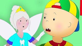 The Tooth Fairy  Caillou  Cartoons for Kids  WildBrain Little Jobs