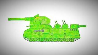 Как нарисовать танк ратте  How to draw a ratte tank