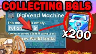 TOP 3 BIGGEST *VEND BGLS COLLECTIONS* IN GROWTOPIA HISTORY 2022  TONS BGL   Ft.@xnels2605 