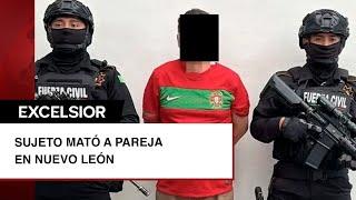 Cae sujeto que mató a pareja a plena luz del día en una avenida de Nuevo León