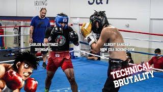 MACHINE Amateur Boxer RUSHES Technical PRO In Sparring