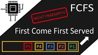 First Come First Served Scheduling FCFS  #Betriebssysteme