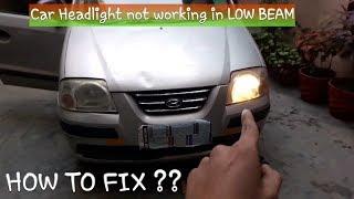 Car Headlight Low Beam Electrical Repair Easy Fix