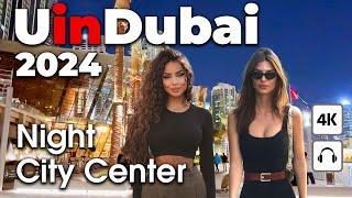 Dubai Live 247  Amazing City Center Burj Khalifa  4K  Walking Tour