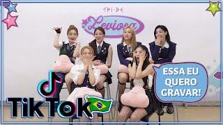 GRUPO DE KPOP REAGE A TIKTOK BRASILEIRO COM TRI.BE